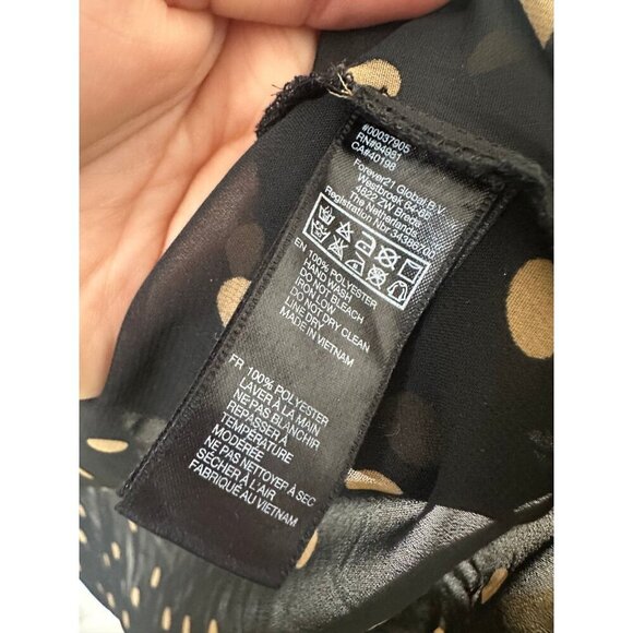 Forever 21 Y2K women’s size small polka dot top - Picture 7 of 9